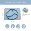 100457-68db83.webp Baby Silicone Dinner Plate with Cartoon Fox Design
