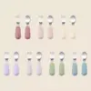 100558-cedf3f.webp 2PCS Silicone Stainless Steel Baby Fork and Spoon Set