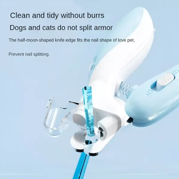 Pet Nail Clippers with LED Light – Electric Nail Grinder for Dogs and Cats