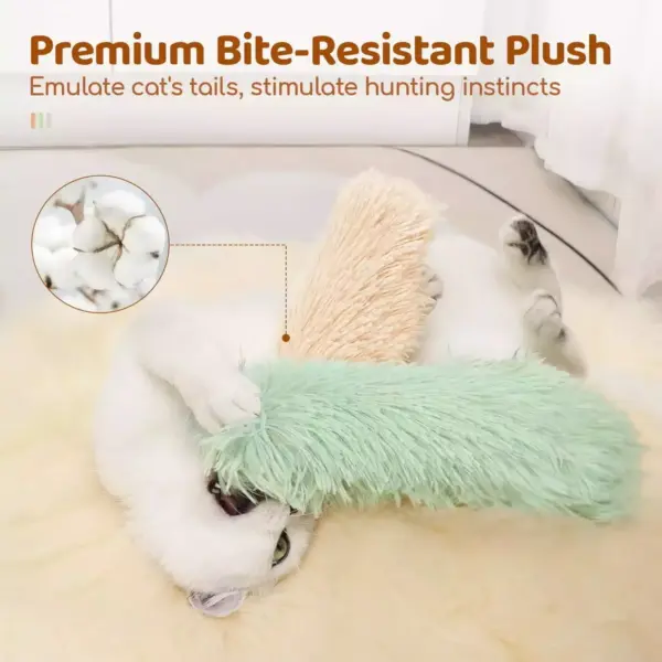 Interactive Catnip Plush Pillow Toy