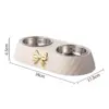 101046-ce3af7.webp Bow-tie Stainless Steel Double Pet Bowl