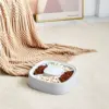Multifunctional 4-Grid Cat Feeding Bowl