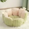 Fluffy Cat & Puppy Bed - Plush Winter Pet House & Cushion