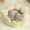 Fluffy Cat & Puppy Bed - Plush Winter Pet House & Cushion