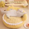 Warm and Cozy Donut Cat Bed for All-Season Comfort