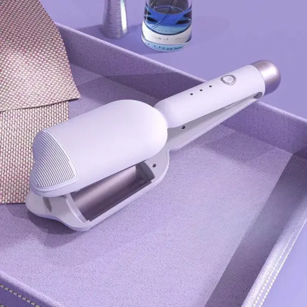 101736-a9dfca.webp 36mm Wavy Hair Curling Wand with Egg Roll Wave Design