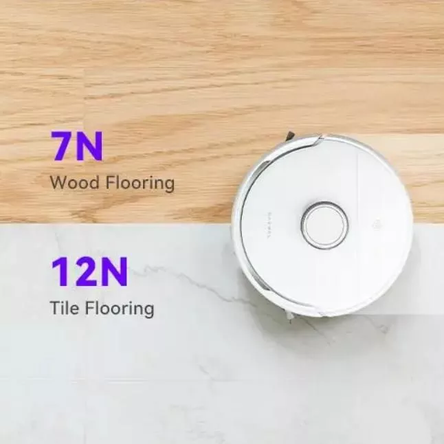 Smart Robot Vacuum with Automatic Dirt Detection and Self-Mopping
