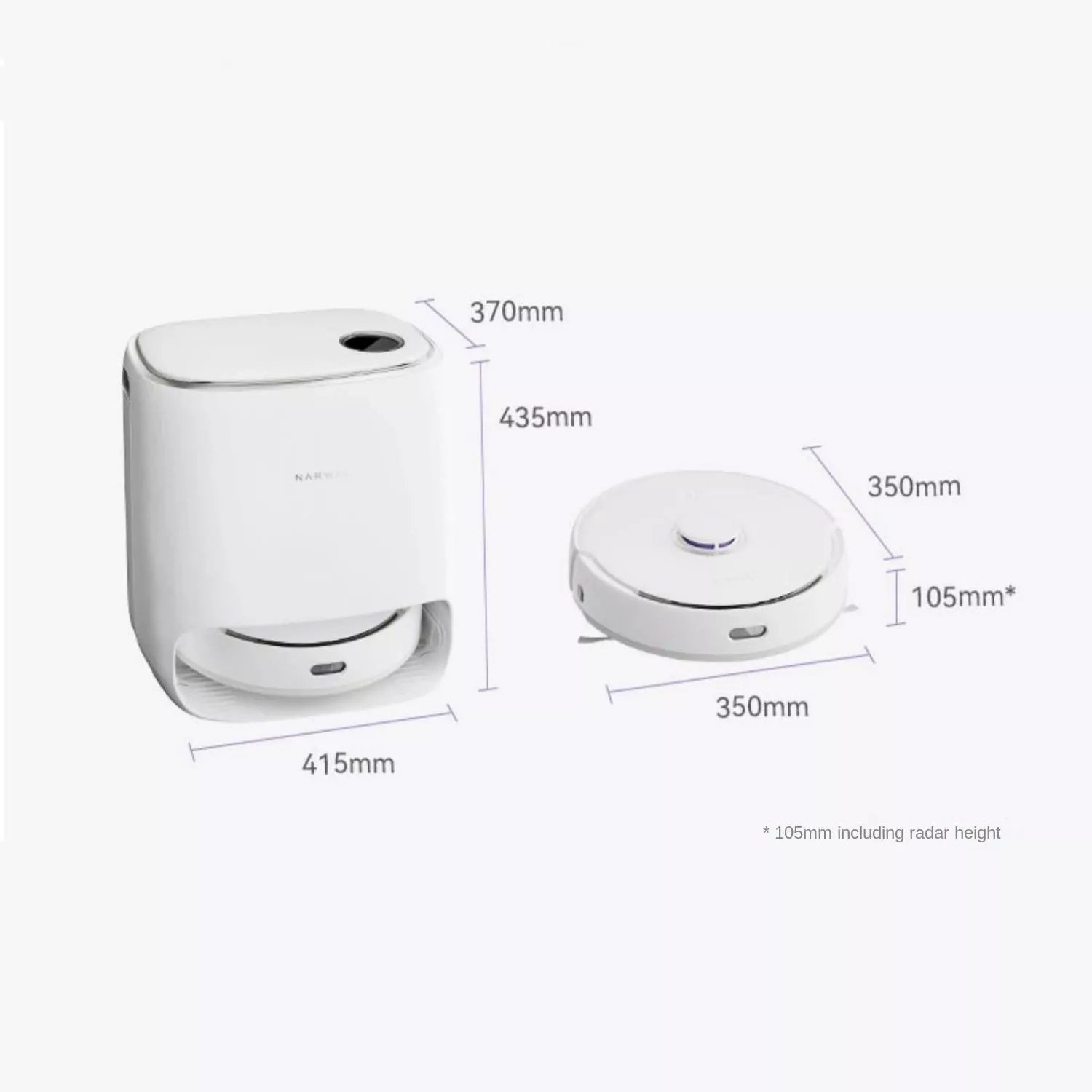 Smart Robot Vacuum with Automatic Dirt Detection and Self-Mopping