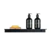 102784-2bcad1.webp Modern Matte Black Wall-Mounted Aluminum Shelf for Bathroom & Kitchen Storage