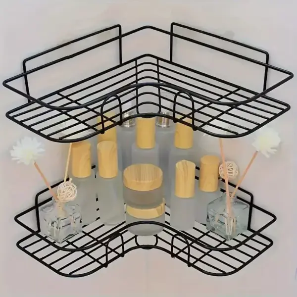 102799-7a720e.webp Elegant Wall-Mounted Iron Bathroom Shelf