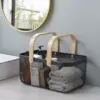 102810-1ccb82.webp Multi-Purpose Iron Mesh Storage Basket with Wooden Handle