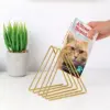 103093-f1f065.webp Modern Iron Art Triangle Desk Organizer