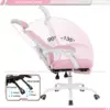 Ergonomic Mesh Office Chair with Adjustable Footrest and Headrest