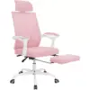 Ergonomic Mesh Office Chair with Adjustable Footrest and Headrest