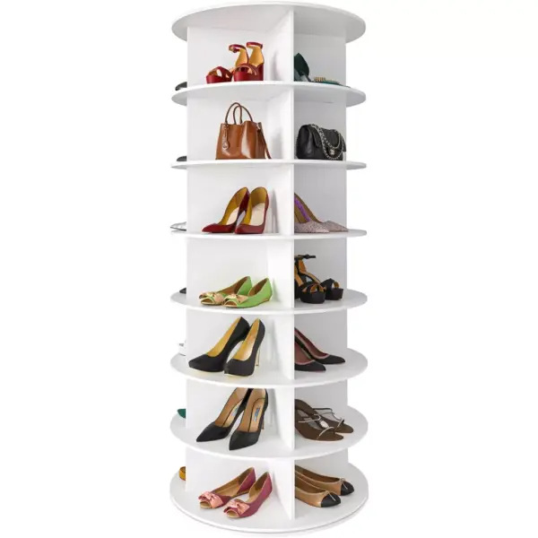 360° Rotating Shoe Rack Tower