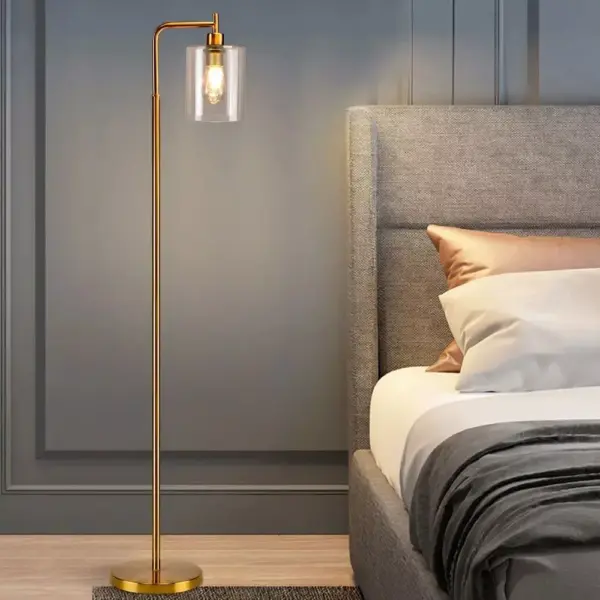 103463-88fbe4.webp Elegant Nordic-Inspired Metal LED Floor Lamp with Glass Shade