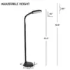 Adjustable LED Floor Lamp - Contemporary Design for Living Room, Bedroom, and Office