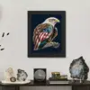 95615-3ec7af.webp American Flag Bald Eagle Framed Vertical Poster - Printed Poster - Patriotic Framed Vertical Poster