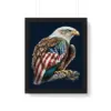 95615-b7ed22.webp American Flag Bald Eagle Framed Vertical Poster - Printed Poster - Patriotic Framed Vertical Poster