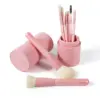 Professional 8-Piece Pink Makeup Brush Set