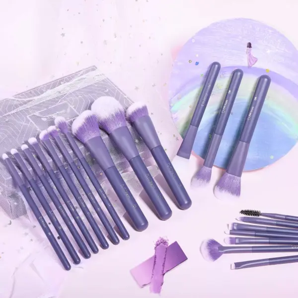 96155-dae1c5.webp Professional 20pcs Purple Makeup Brush Set