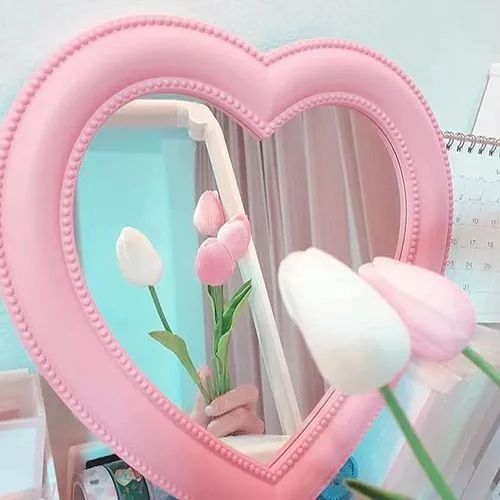 61nHyV6dM+L._AC_SX679__result Heart-Shaped Decorative Wall & Desk Mirror for Home Decor