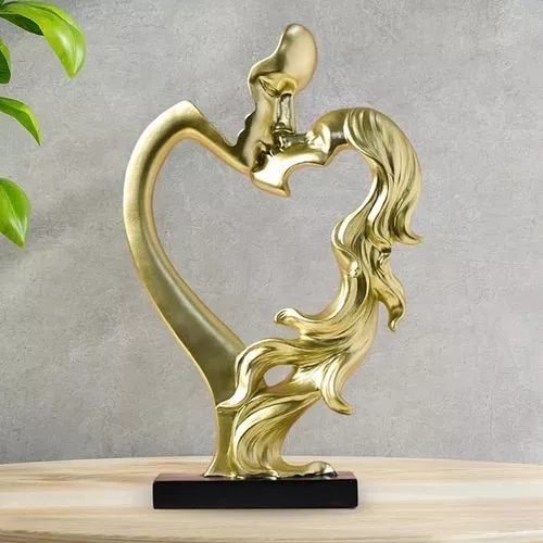 71yQjtm2qpL._AC_SX679_ Abstract Couple Kissing Figurine