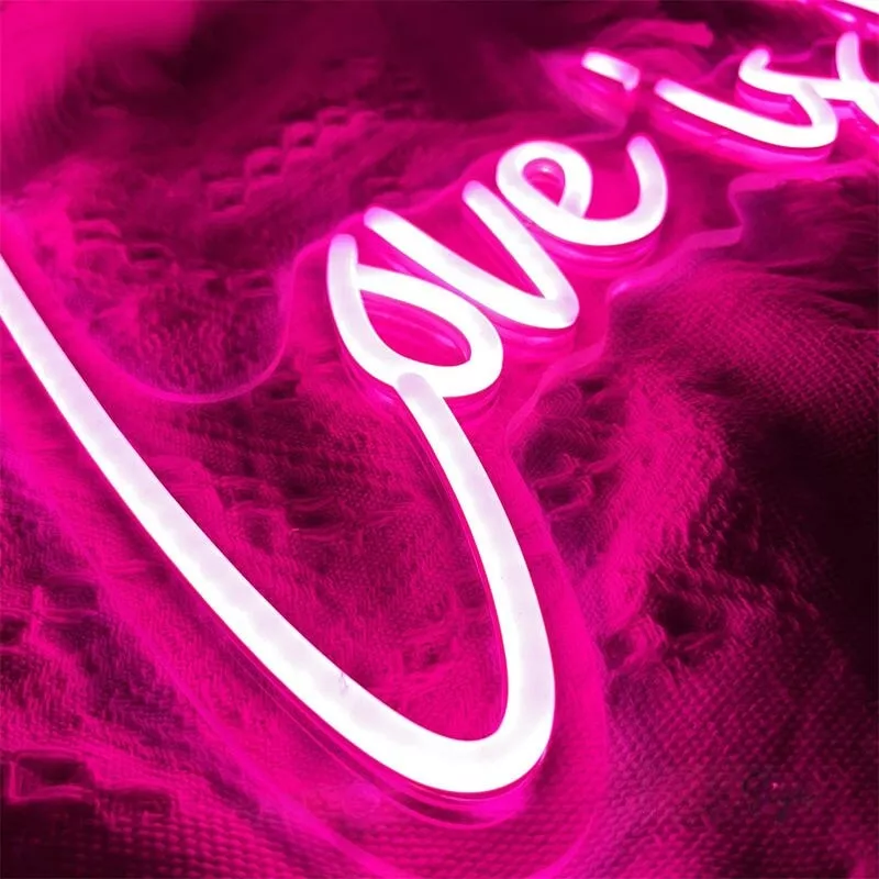 Love Is Love: Multicolor LED Neon Sign for Room and Party Decor