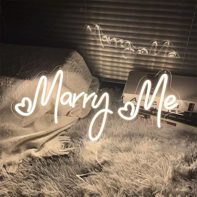 Sd8040ef2e0b045efb088dd0e31117b56E.jpg_640x640q80.jpg LED Neon "Marry Me" Proposal & Wedding Decor Light Sign