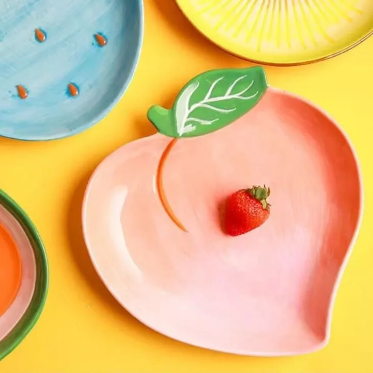 Creative Ceramic Fruit-Shaped Salad Plate