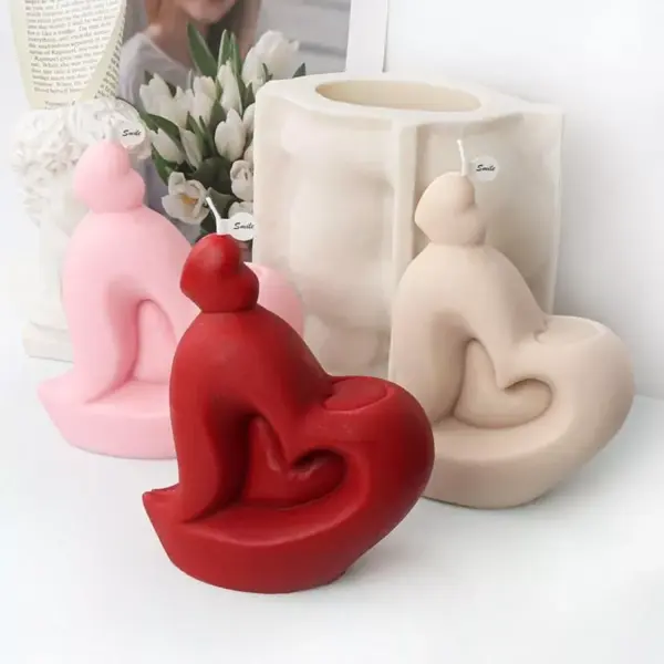 97208-10cede.webp Heart Shaped Silicone 3D Mold for Candles, Chocolates, and Cakes