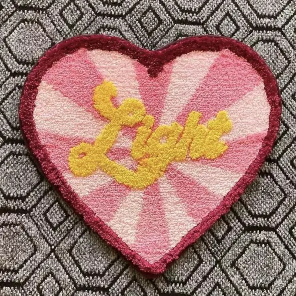 97329-e60e9a.webp Cozy Red Heart Fleece Rug