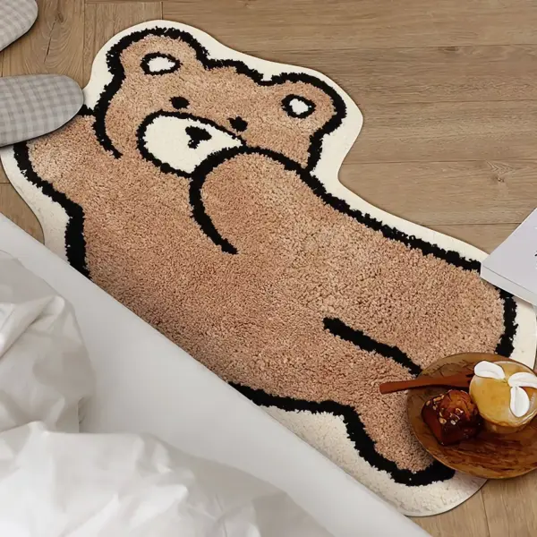 97849-01cb96.webp Kawaii Bear Rug – Soft Faux Cashmere Area Rug for Kids & Living Spaces