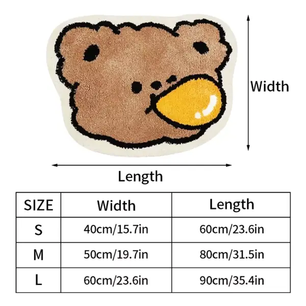 97849-0cc08b.webp Kawaii Bear Rug – Soft Faux Cashmere Area Rug for Kids & Living Spaces