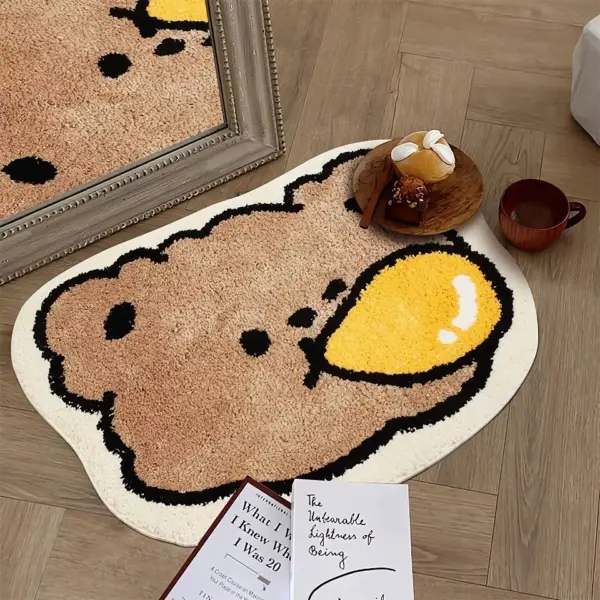 97849-6e5a69.webp Kawaii Bear Rug – Soft Faux Cashmere Area Rug for Kids & Living Spaces