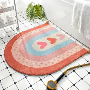 Nordic Luxury Semicircular Non-Slip Floor Mat
