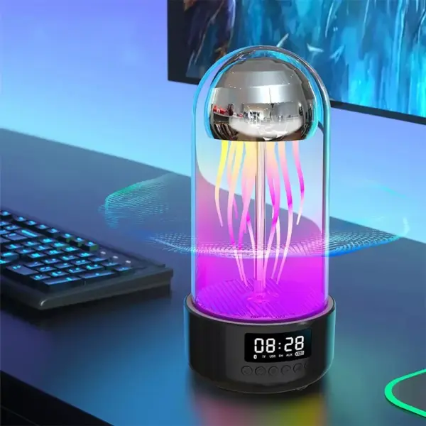 98160-82128d.webp Creative Jellyfish Bluetooth Speaker with RGB Lighting and 2000mAh Battery