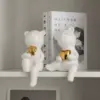 Light Luxury Ceramic Bear Ornament