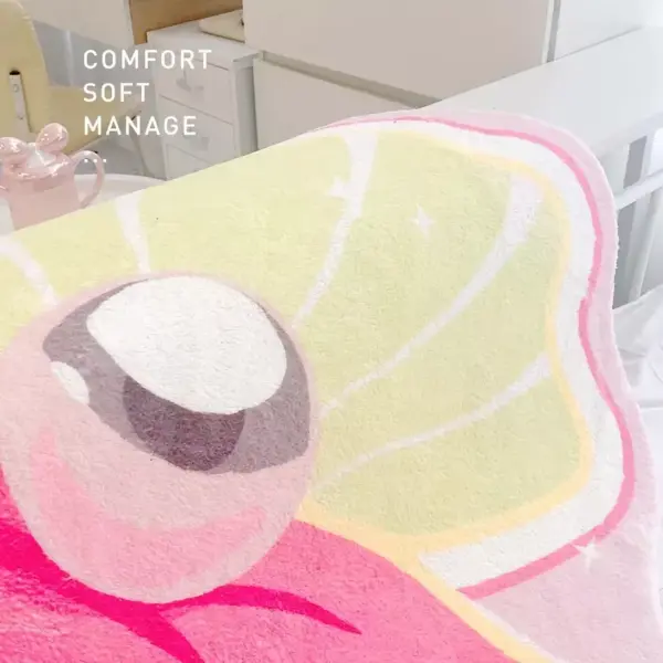 Soft Pink Shell Carpet for Bedroom and Bathroom