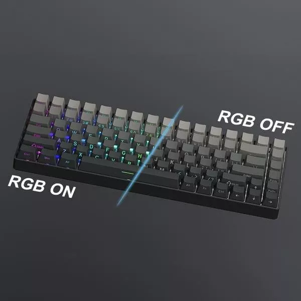 136-Key Gradient PBT Double Shot Backlit Keycaps for MX Mechanical Keyboards