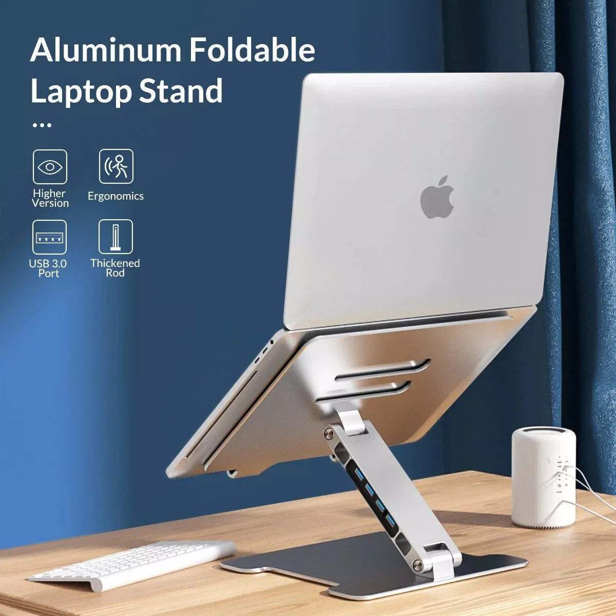 Multi-Functional Adjustable Aluminum Laptop Stand