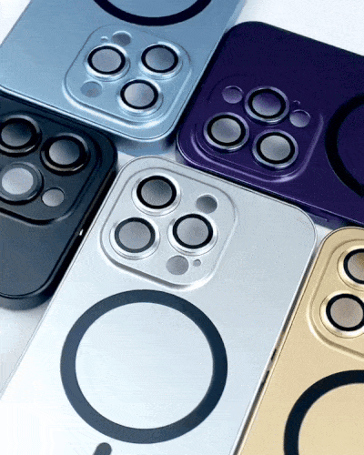 2 Ultra-Protective Magnetic Metal Frame Case for iPhone