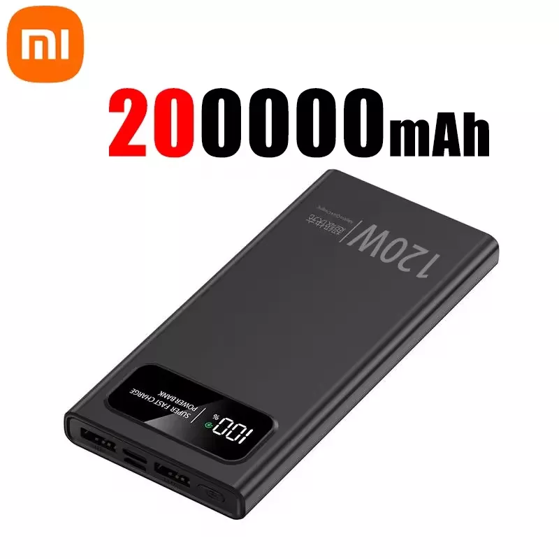Black 200000mAh