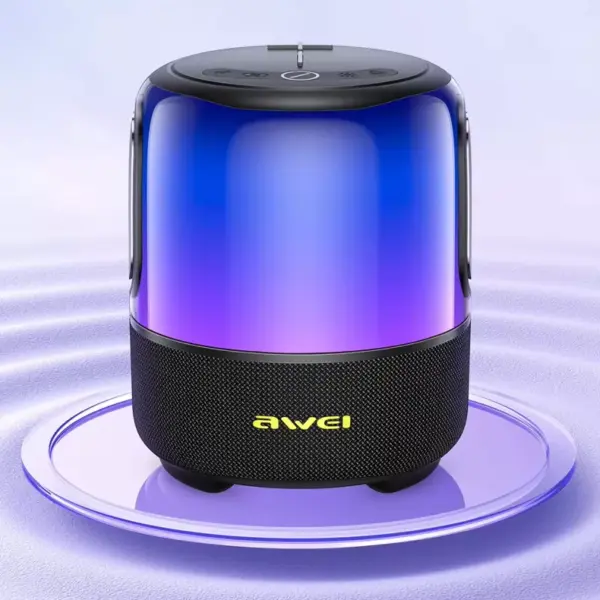 40W Portable Bluetooth Speaker with Waterproof Subwoofer & LED Lights