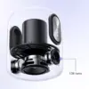40W Portable Bluetooth Speaker with Waterproof Subwoofer & LED Lights