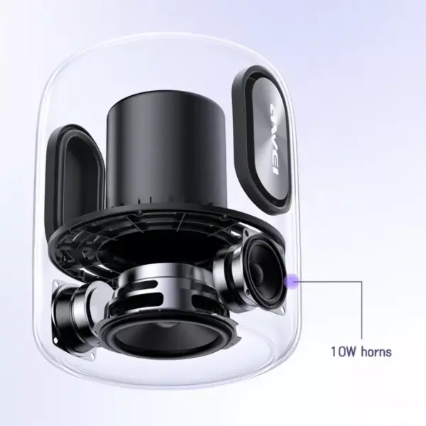 40W Portable Bluetooth Speaker with Waterproof Subwoofer & LED Lights