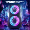 250W Peak Bluetooth Party Speaker with Custom Bass and 120dB Sound