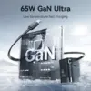 65W GaN Charger with Retractable USB-C Cable for iPhone, iPad, and Laptops