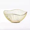 Metal Wire Fruit & Snack Storage Basket - Modern Nordic Design, Multi-Functional Kitchen Organizer