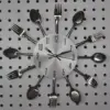Modern 3D Aluminium Kitchen Clock